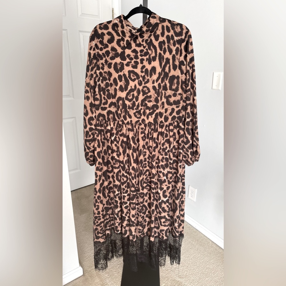 Animal print dress
